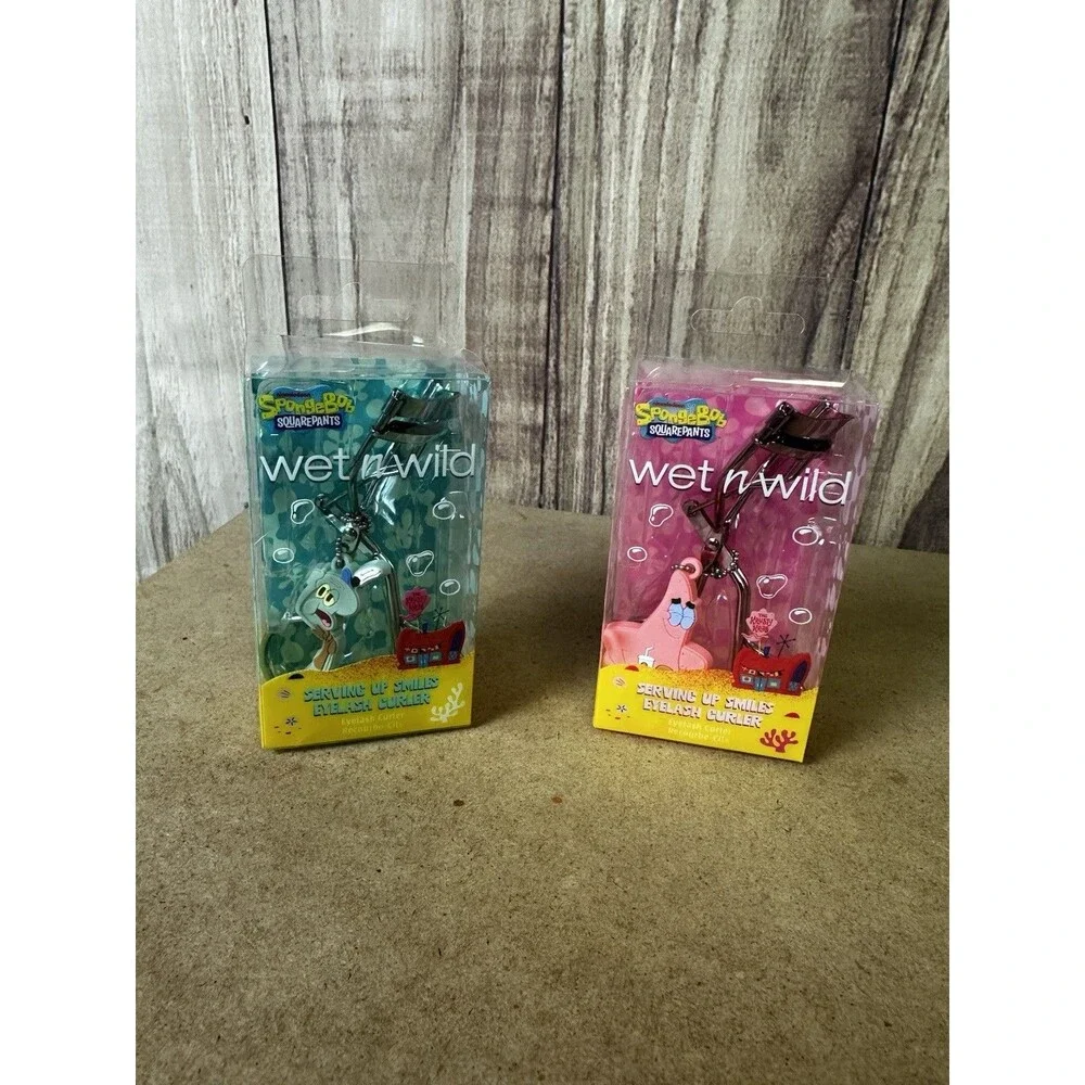 SpongeBob SquarePants Wet N Wild Limited Edition Eyelash Curlers New!
